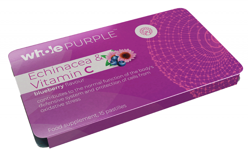 Vitamina C cu Echinacea 15 buc / blister, 90 comprimate Whole