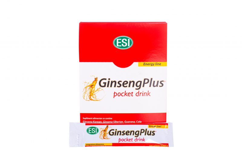 Ginseng Plus Pocket Drink 16 plicuri, ESI