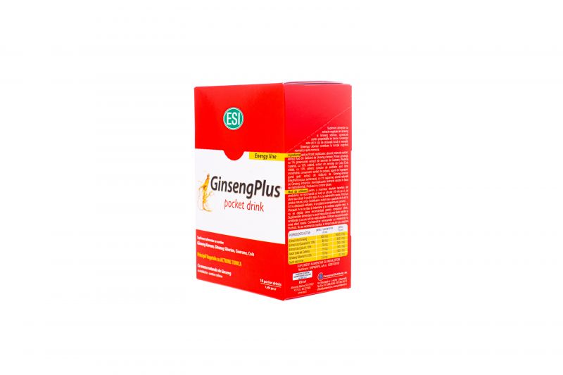 Ginseng Plus Pocket Drink 16 plicuri, ESI