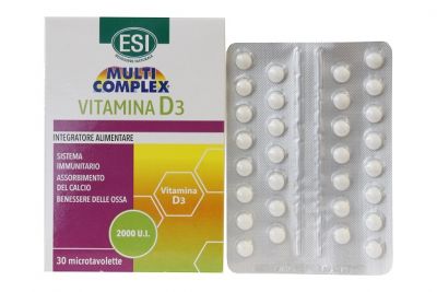 Vitamina D3 2000 UI 30 microtablete ESI