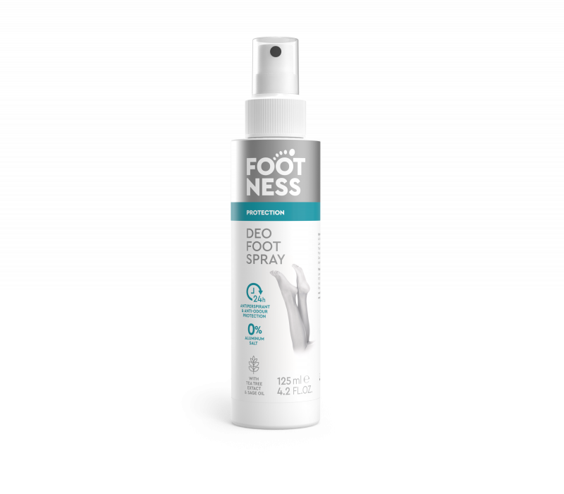 Spray dezodorizant picioare, 125ml, Footness