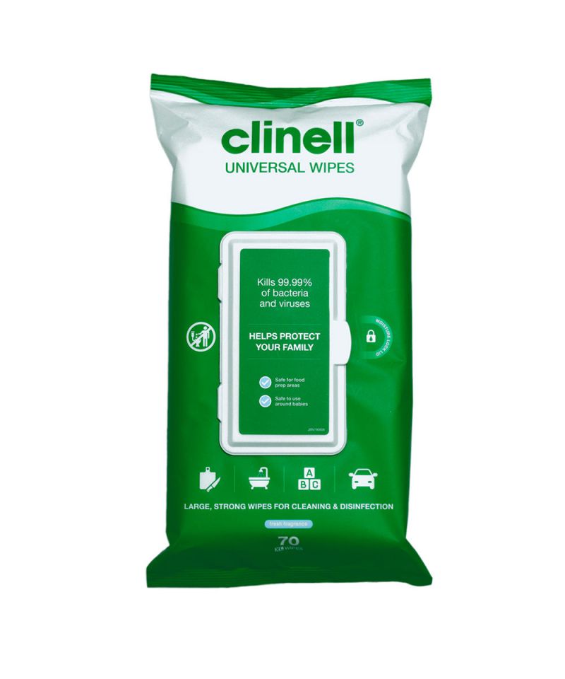 Clinell Universal Biocid 70 - lavete dezinfectante