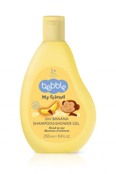My Friend Sampon si gel 2 in 1 banana, 250ml Bebble