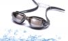 Ochelari de inot pentru adulti din silicon cu protectie UV, punte nazala flexibila grafit & husa transport